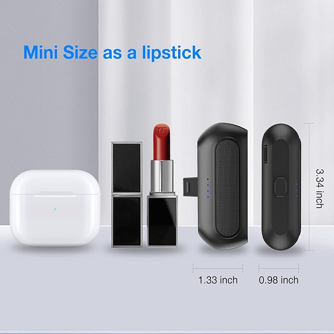 Portable Charger for iPhone, 4800mAh Small Portable Charger PD Fast Charging,Mini Power Bank Battery Pack for iPhone 14/14Pro Max/13/12/11/X/8/7/6 PinkYellow-Green