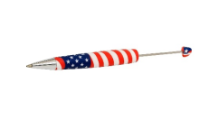 American Flag Ballpoint Pens Patriotic Themed Bookmarks Memorial Day Gifts for Veterans Souvenirs Gifts Black Gel Ink Ballpoint Pen for Independence Day Signing Party Favors