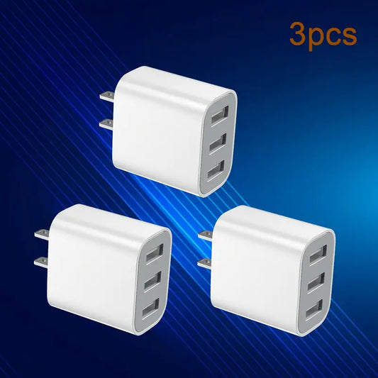 3 Port Quick Charger Plug Adapter