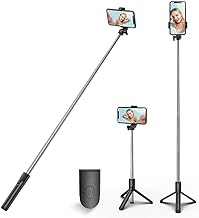 XIHAMA Selfie Stick,3 in 1 Phone Tripod with Detachable Wireless Remote,Portable Selfie Stick Tripod Compatible with iPhone,Samsung and Android