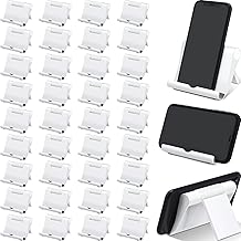 Wenqik 36 Pcs Cell Phone Stands Foldable Tablet Mobile Stand Adjustable Multi Angle Tablet Holder Compatible with Phone 15 14 13 12 11 Pro Xs Xs Max XR 8(White)