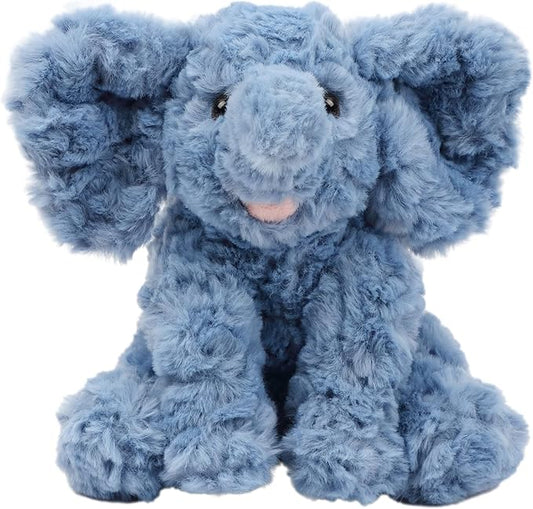 Adorable Plush Calf Elephant Toy Floppy Elephish Ultra Soft Stuffed Animal for Boys Girls Kids Toddlers, Gray, 9''