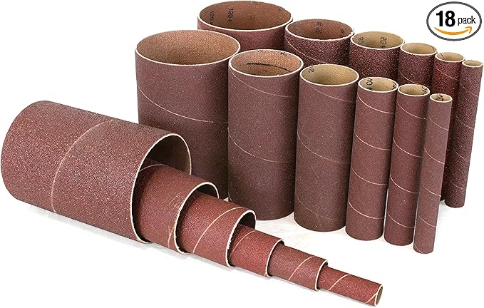 Assorted Grits Spindle Sanding Sleeves