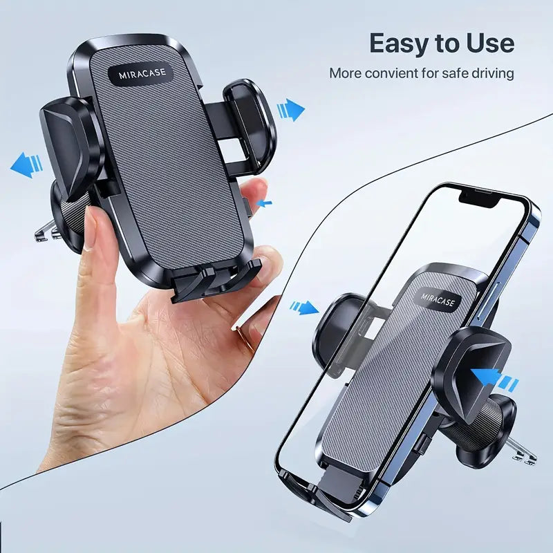 Miracase Double Metal Clip Car Phone Holder